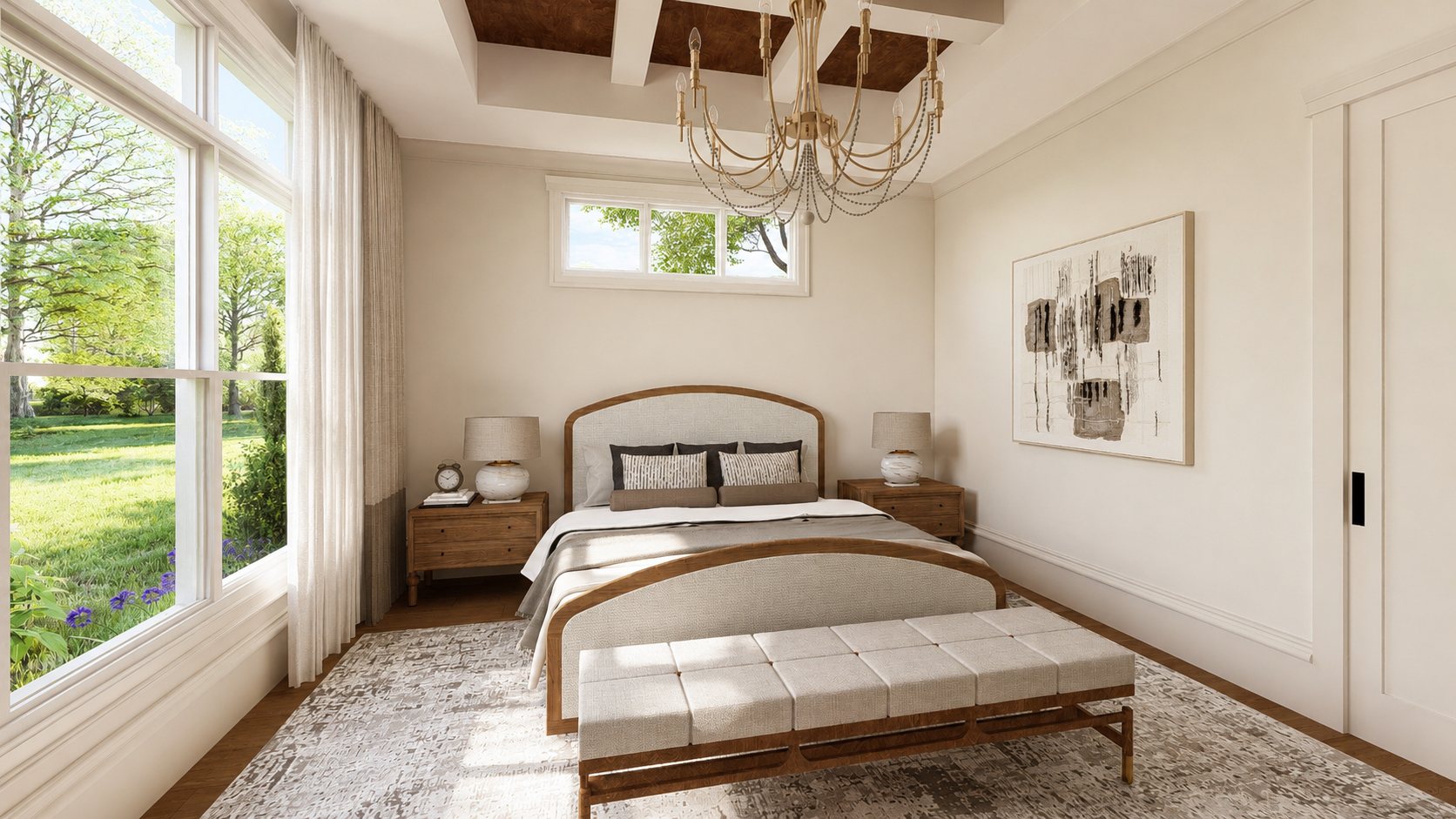 Proposed bedroom rendering